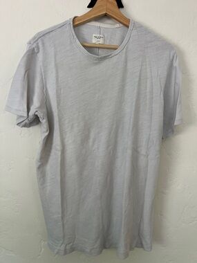 Rag &Bone distressed light blue Crew Neck Men’s T-Shirt